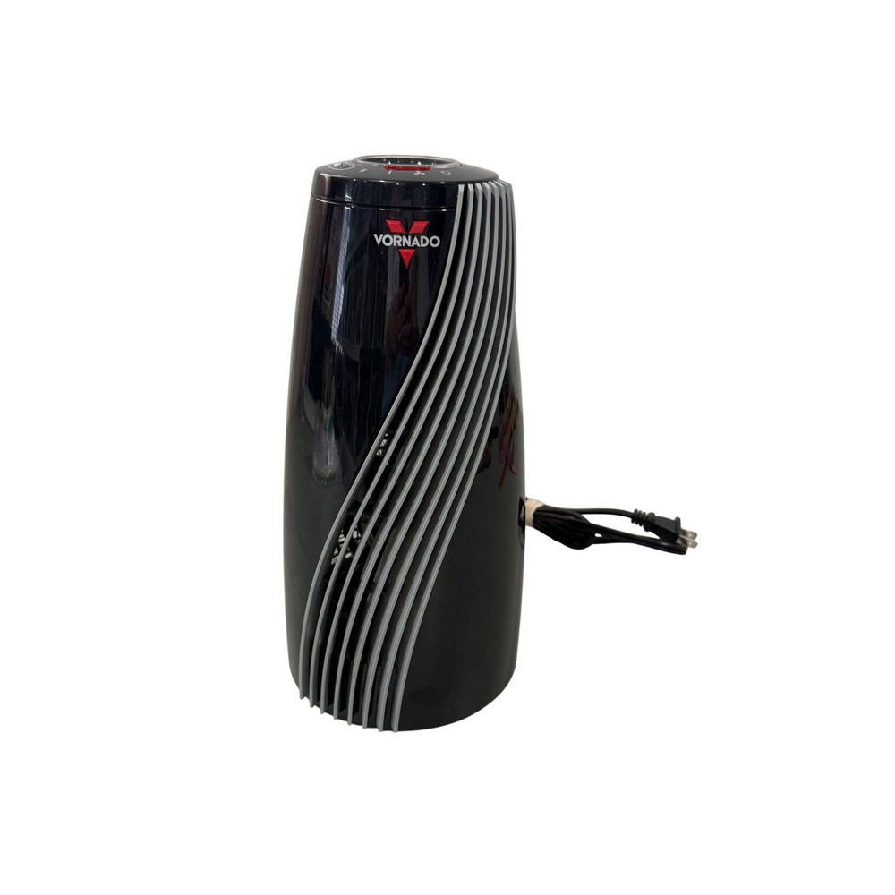Vornado SRTH Small Room Tower Heater Black Personal Vortex Space Heater 900W